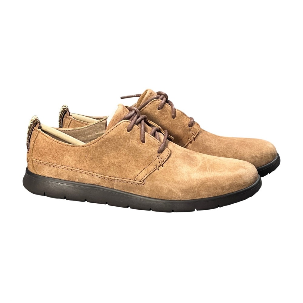UGG Australia Bowmore Chestnut Suede Lace Up‎ Oxford Shoes 1006692 Mens 8